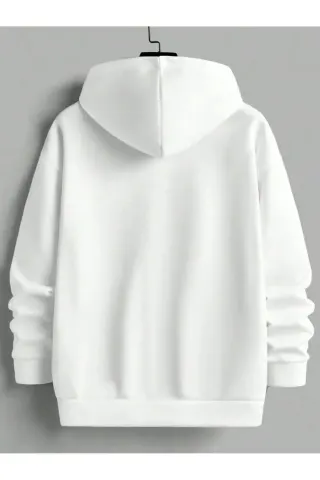 California Print Hooded Fleece Unisex Tracksuit - White - image 2